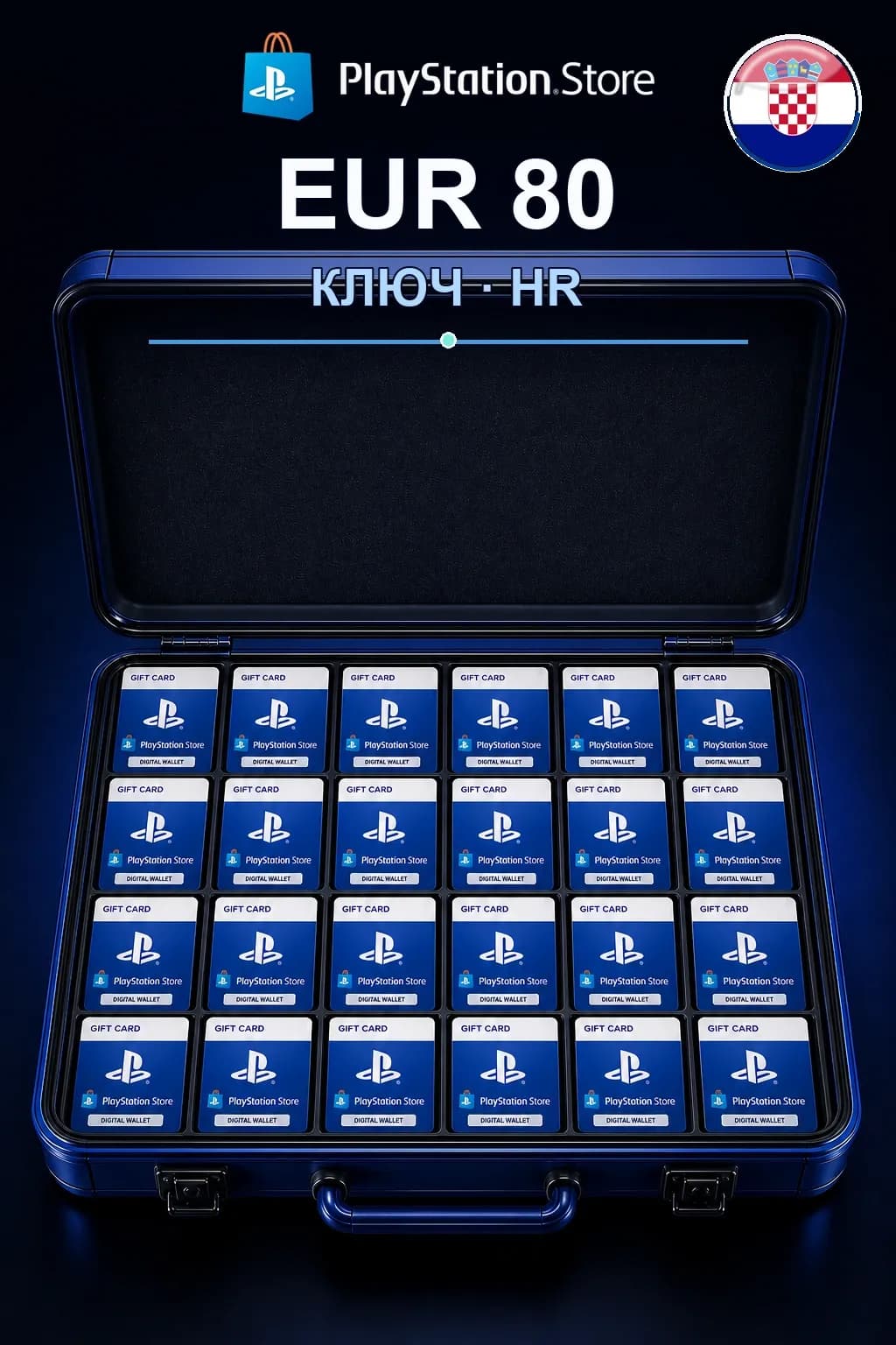 EUR 80 | Код активации — HR